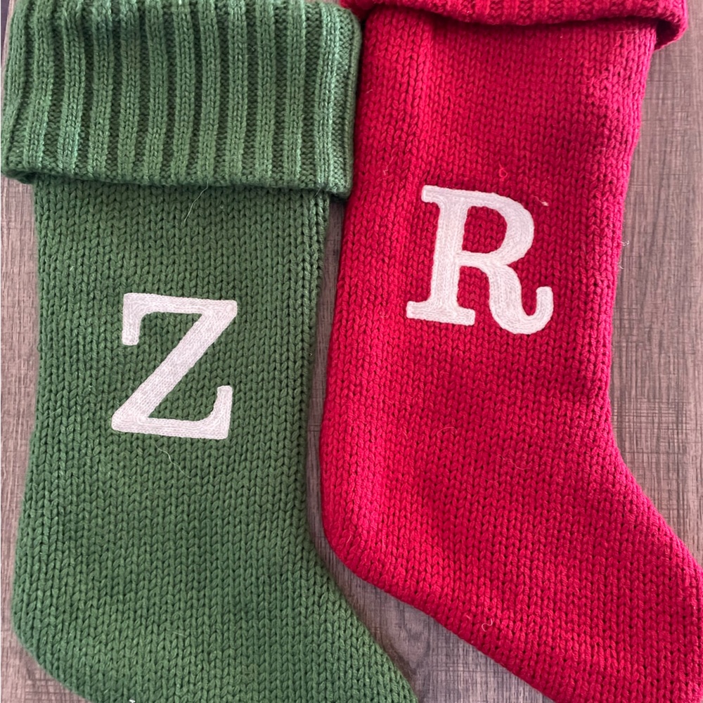 Wondershop monogram stockings